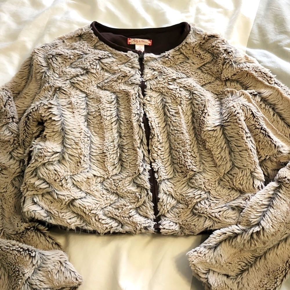 Girls fur jacket